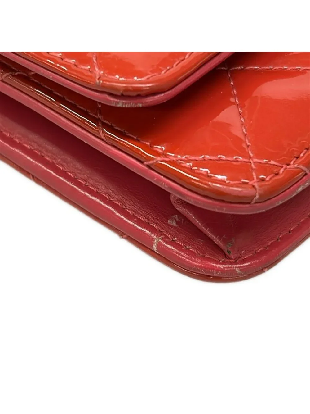 Chanel Wallet Quilted Pink Chain Silver Leather Shoulder